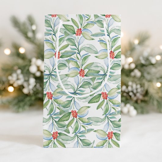 Waterverf kerstflessen klein cadeauzakje