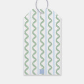 Waterverf kerstfruit cadeaulabel (Achterkant)