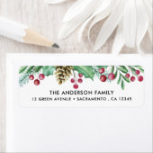 Waterverf kerstgroen etiket (Insitu)