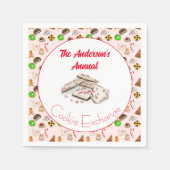 Waterverf kerstkoekjes Exchange Servet (Voorkant)