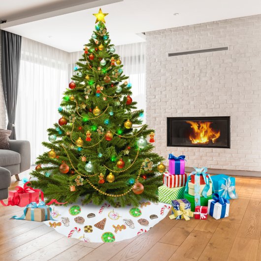 Waterverf kerstkoekjes kerstboom rok