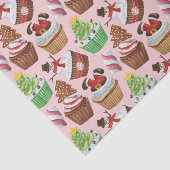 Waterverf kerstkoekjes tissuepapier (Detail)