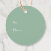 Waterverf kerstlampjes Labels (Achterkant)