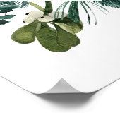 Waterverf Kerstlied poster (Hoek)