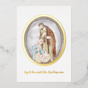 Waterverf — kerstmis aangepast folie feestdagenkaart