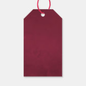 Waterverf kerstmis cadeaulabel (Achterkant)