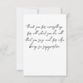 Waterverf Kerstmis Dank u kaart krans (Achterkant)