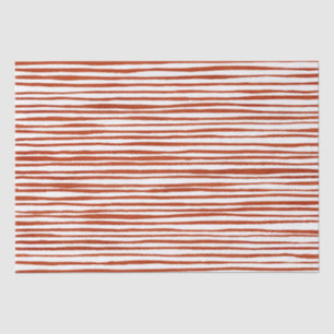 Waterverf kerstmis met rode en witte strepen  tissuepapier