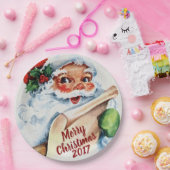  Waterverf Kerstmis Papieren Bordje (Feest)