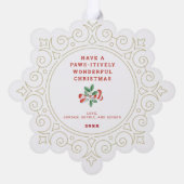 Waterverf Kerstmis Santa Sheltie Kaart (Achterkant)