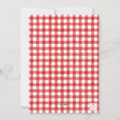 Waterverf Kerstmis Shopping Mode Meisje Feestdagenkaart (Achterkant)