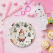 Waterverf Kerstmis Sinterklaas 2 - Papieren Bord (Feest)