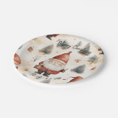 Waterverf Kerstmis Sinterklaas 2 - Papieren Bord (Gekanteld)