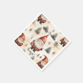 Waterverf Kerstmis Sinterklaas 2 - Servet (Hoek)