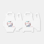 Waterverf Kerstmis Wreath Bedankdoosjes (Uitgevouwen)