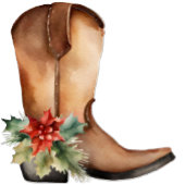 Waterverf Kerstmis Wreath Feestdagenkaart