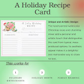 Waterverf kerstmixer met vakantiedesserts