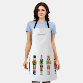 WATERVERF KERSTNOOTKRAKERS SCHORT (Gedragen)