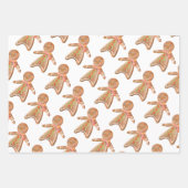 Waterverf kerstontbijtkoek — Verpakkingspapier Inpakpapier Vel (Voorkant 3)