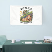 Waterverf kerstschildpad spandoek (Beurs)