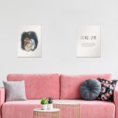 Waterverf kerststal Lucas 2:11 poster Muurkunst Sets (Woonkamer)