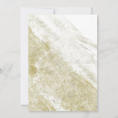 Waterverf Kerstvakantie Cocktail Party Kaart (Achterkant)