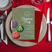 Waterverf kerstversiering kerstfeest kaart