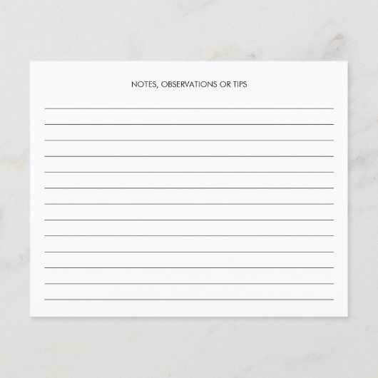 Waterverf Kettle Recipe Kaart (Achterkant)