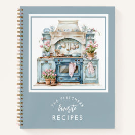  Waterverf keuken familie recept Notitieboek