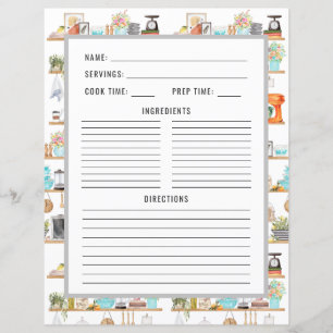 Waterverf Keuken Gereedschap Recepten Binder Pag