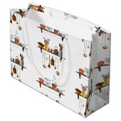 Waterverf keukengerei met retro Groot Cadeauzakje (Achterkant Gekanteld)