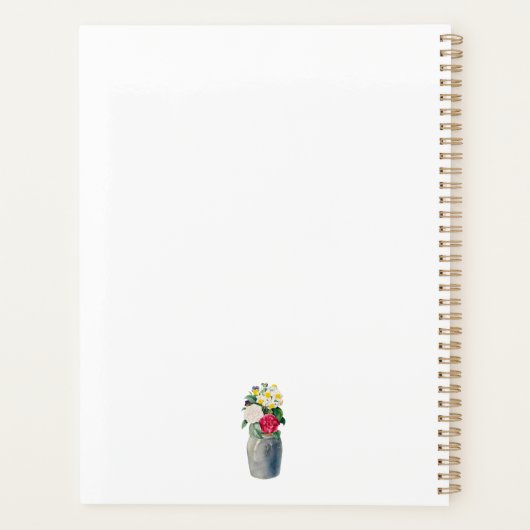  Waterverf keukengerei met retro Planner (Achterkant)