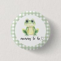 Waterverf Kikker Baby Shower Mama te worden