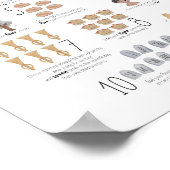 Waterverf Kinder Bijbelgetallen poster (Hoek)