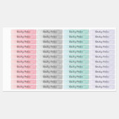 Waterverf Kinder waterdichte naam Labels (Vel)