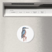 Waterverf Kingfisher Magneet (Insitu (Vaatwasser))