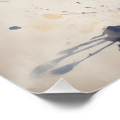 Waterverf Kip 2 Perfect Poster (Hoek)