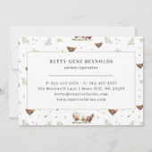 Waterverf kippen | Boerderij Verse Eieren Kaart (Achterkant)