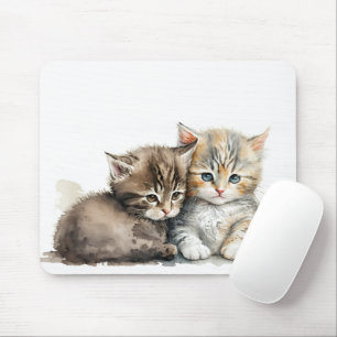 Waterverf Kittens Muismat