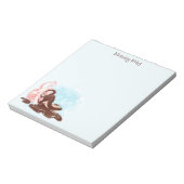 Waterverf Kitty Cat en Coffee Notitieblok (Gedraaid)