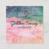 Waterverf Kleding Sieraden Prijs Maat Hang Label (Voorkant)