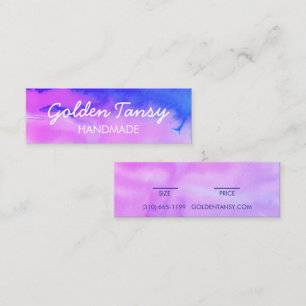 Waterverf Kleding Sieraden Prijs Maat Hang Label