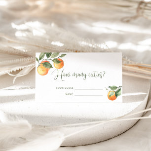 Waterverf kleine cutie raden hoeveel snoepjes er z informatiekaartje