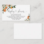 Waterverf kleine keukendouche informatiekaartje (Voorkant / Achterkant)