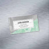 Waterverf kleurenblok magnetisch visitekaartje (Voorbeeld)