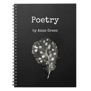 Waterverf Kleurenschrijvers veren poëzie Notitieboek