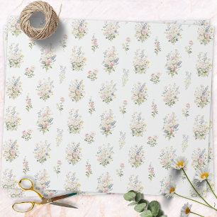 Waterverf Kleurrijke Bloementuin Bloemmotief Cadeaupapier