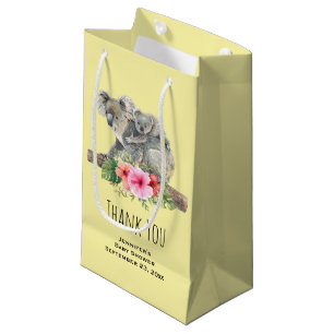 Waterverf Koala Beren kletsen mama en Baby Dank je Klein Cadeauzakje