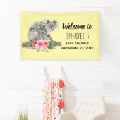 Waterverf Koala Beren Schattige Baby shower Spandoek (Insitu)