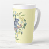Waterverf Koala en Eucalyptus Wreath Latte Mok (Rechterhoek)